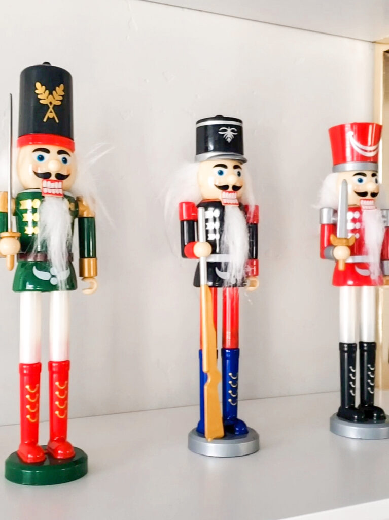 The Nutcracker soldiers from Dollar Tree